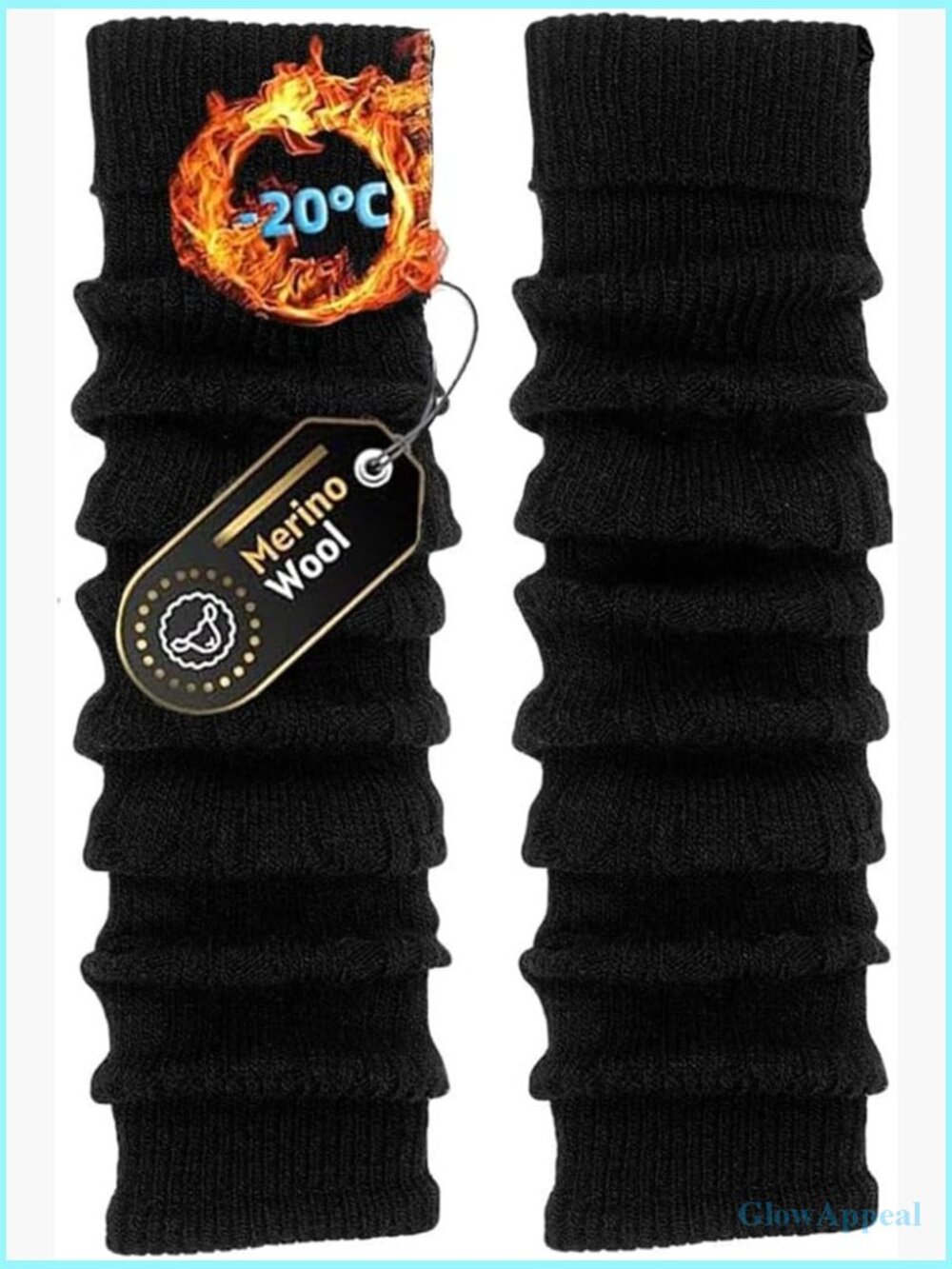 Women's Wool Leg Warmers Knee High Soft Flexible Winter Warm Keep Heat